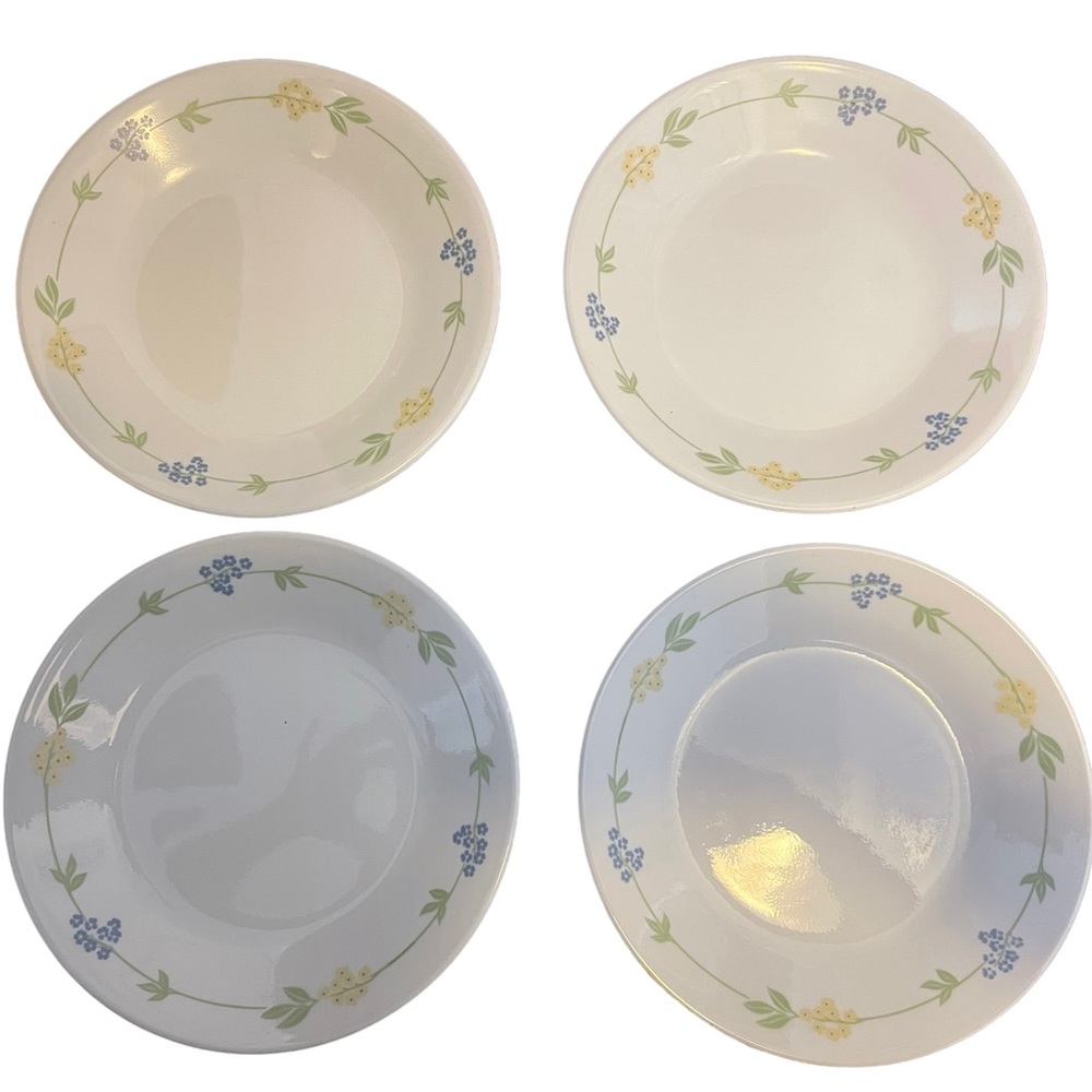 Corelle Salad and Desserts Plate 4pcs Made USA